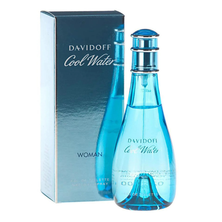 Davidoff Cool Water Woman 100ml EDT original women’s perfume available at Luca Perfumes Qatar in Doha Qatar
