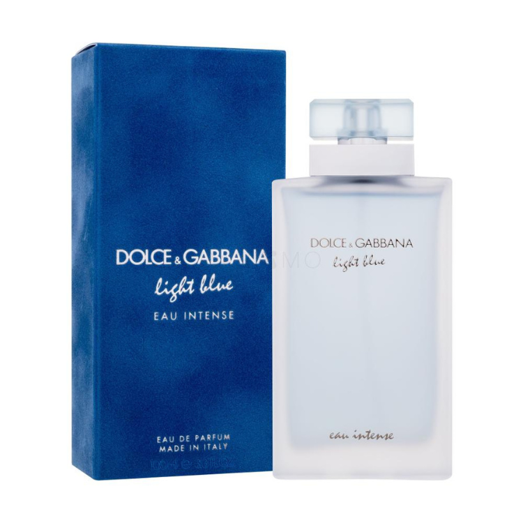 Dolce & Gabbana Light Blue Eau Intense 100ml EDP perfume original Qatar Luca Perfumes
