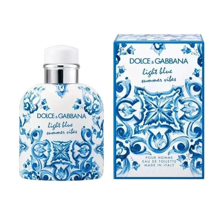 Dolce & Gabbana Light Blue Summer Vibes EDT 125ML available at Luca Perfumes Qatar – fresh, vibrant women’s designer fragrance perfume in Qatar
