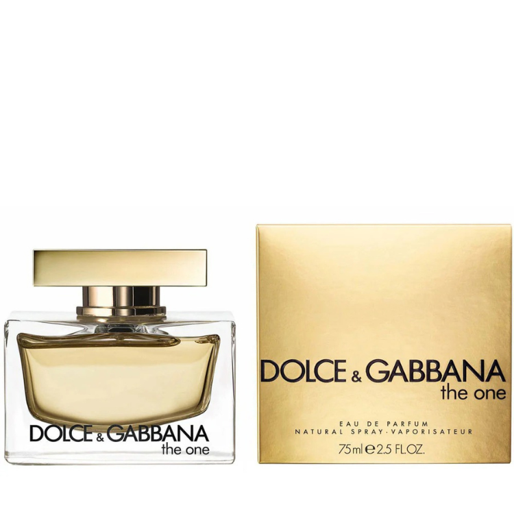 Dolce & Gabbana The One 75ml EDP perfume with warm floral amber scent, original fragrance in Qatar
