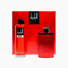 Shop Dunhill London Desire Gift Set 100 ML EDT at Luca Perfumes Qatar, original men’s fragrance gift set available in Doha, Qatar with fast delivery.
