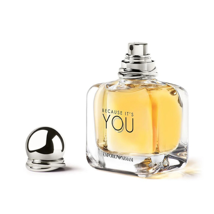 Emporio Armani Because It’s You 100ml EDP perfume with sweet floral scent, original fragrance in Qatar