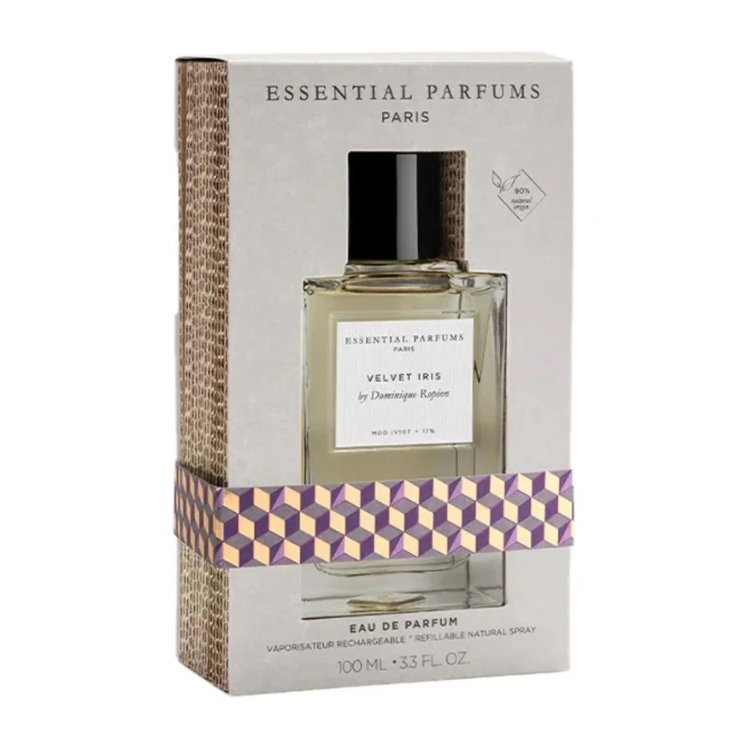 Essential Parfums Velvet Iris EDP 100ML available at Luca Perfumes Qatar – luxurious iris fragrance perfume in Qatar

