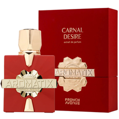 French Avenue Aromatix Carnal Desire Extrait De Parfum available at Luca Perfumes Qatar – premium luxury fragrance perfume in Qatar
