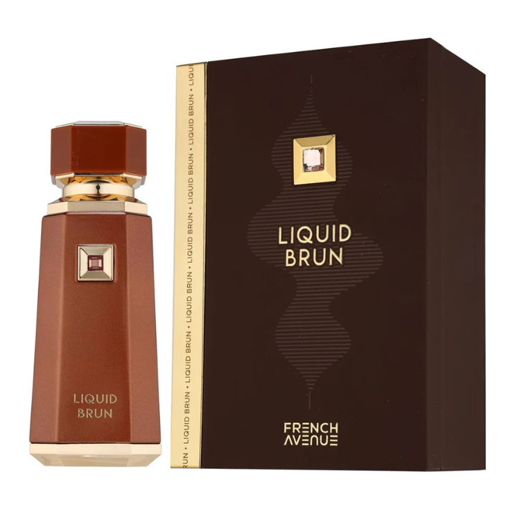 French Avenue Liquid Brun 100 ML EDP original men’s perfume available at Luca Perfumes Qatar – rich bold fragrance in Doha Qatar

