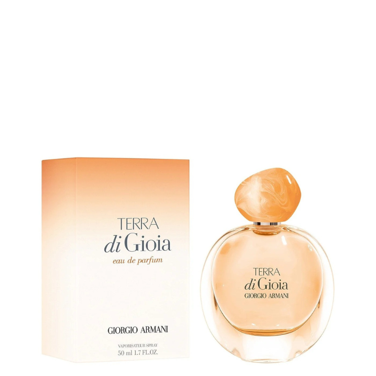 Giorgio Armani Terra Di Gioia 100ml EDP perfume with warm floral scent, original fragrance in Qatar