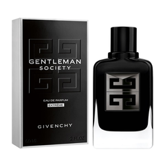 Gentleman Society Eau de Parfum Extreme 100ml bottle in deep black glass with bold silver logo
