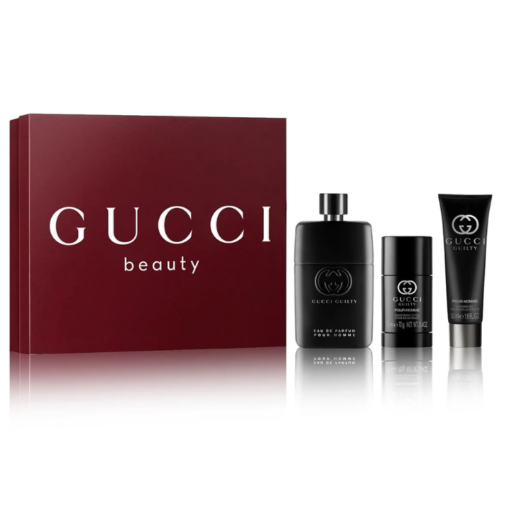 Shop Gucci Beauty Gift Set 90 ML EDT at Luca Perfumes Qatar, original branded perfume gift set available in Doha, Qatar with fast delivery.
