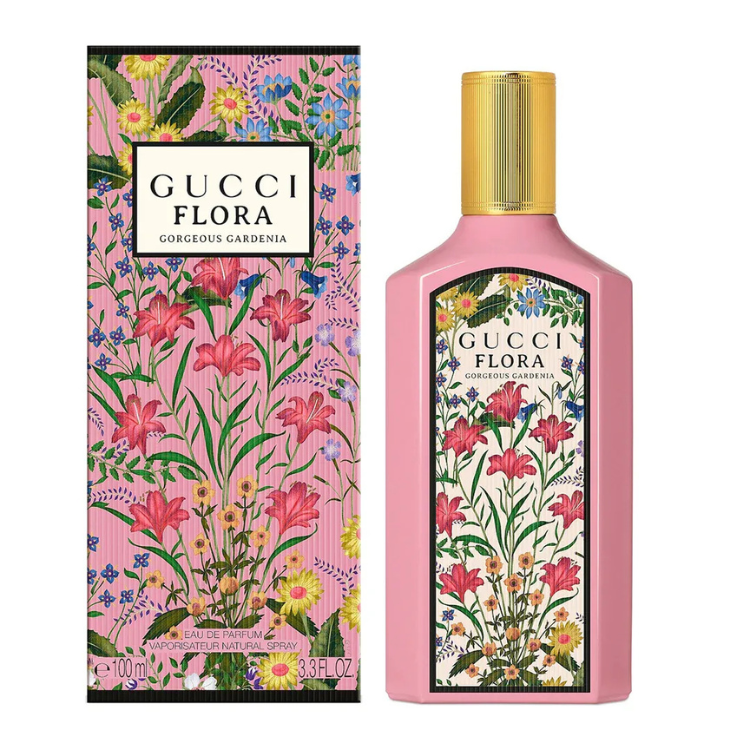 Gucci Flora Gorgeous Gardenia 100ml EDP perfume with sweet floral fruity scent, original fragrance in Qatar
