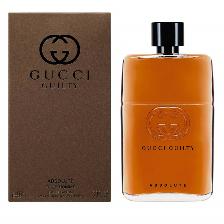 Gucci Guilty Absolute EDP Pour Homme 90ML for Men available at Luca Perfumes Qatar – authentic Gucci fragrance in Doha with fast delivery across Qatar
