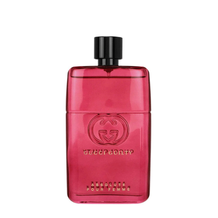 Gucci Guilty Absolute 90ml EDP perfume with deep woody leather scent, original fragrance in Qatar