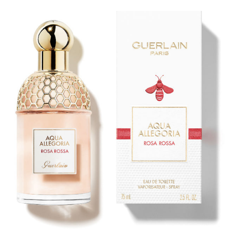 Guerlain Aqua Allegoria Rosa Rossa EDT 75ML for Women available at Luca Perfumes Qatar – fresh floral rose fragrance perfume in Qatar
