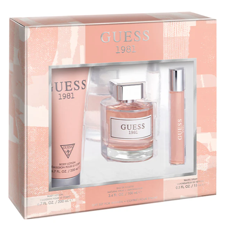 Guess 1981 Gift Set For Women 100ML EDT perfume Luca Perfumes Qatar
