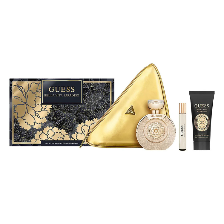 Guess Bella Vita Paradiso Gift Set 100ML EDP women perfume Luca Perfumes Qatar
