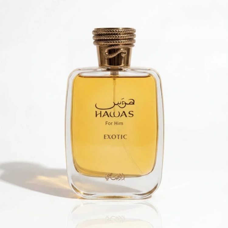Rasasi Hawas Exotic Eau De Parfum 100ML available at Luca Perfumes Qatar – bold, exotic fragrance perfume in Qatar