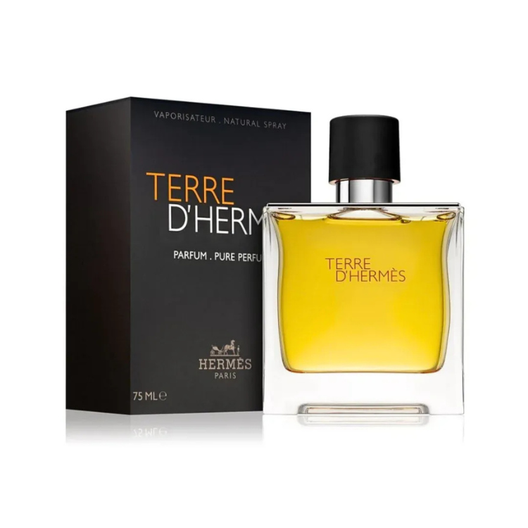 Hermès Terre d’Hermès Parfum 75ml original men’s perfume available at Luca Perfumes Qatar in Doha Qatar
