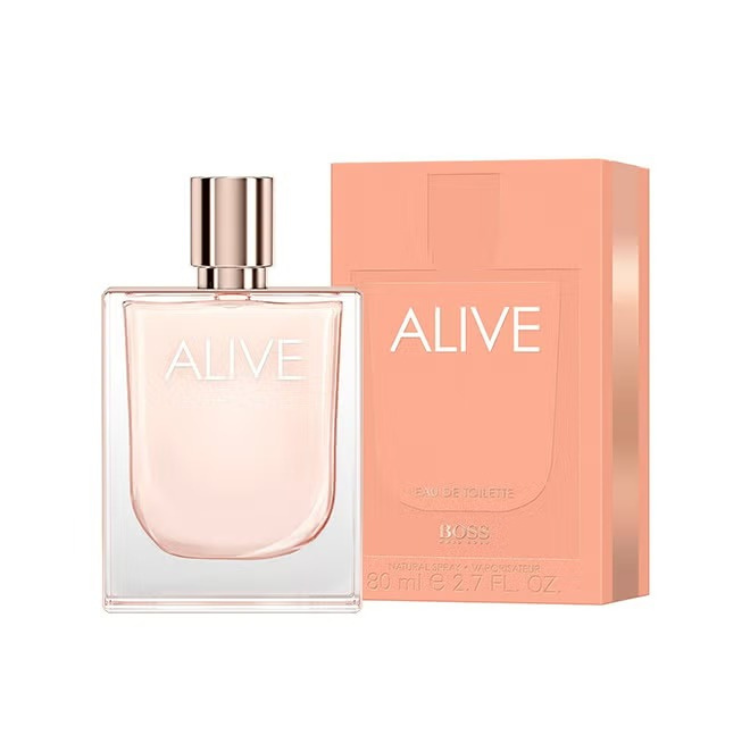 Hugo Boss Alive 80ml EDT perfume with warm sweet fruity scent, original fragrance in Qatar
