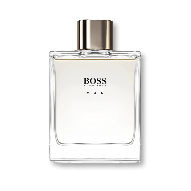 Hugo Boss Boss Man 100ml EDT perfume with fresh woody aromatic scent, original fragrance in Qatar
