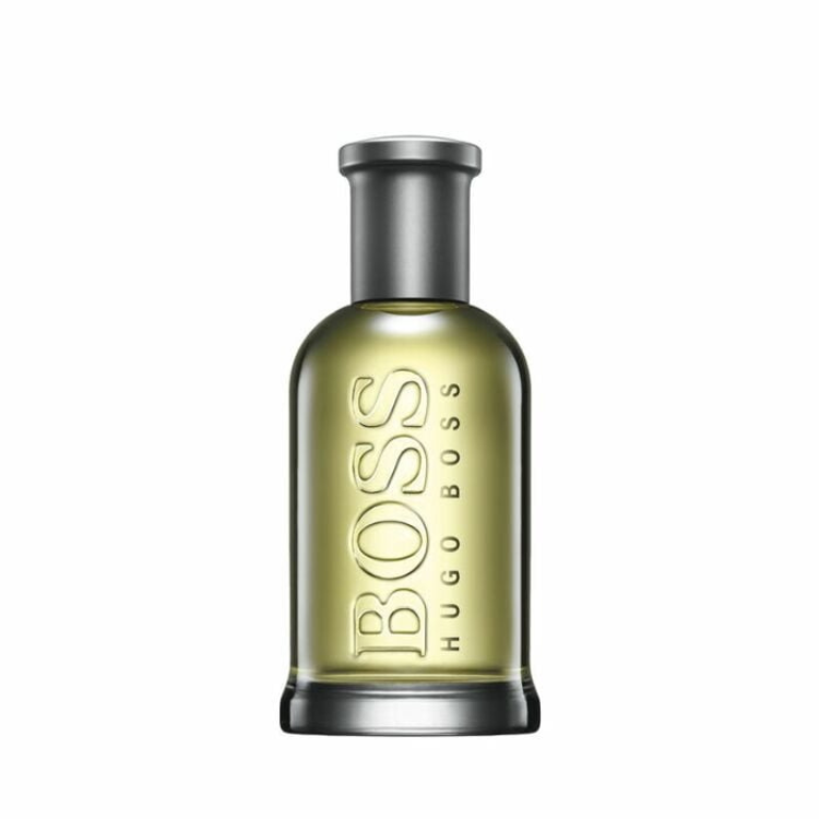 Hugo Boss Bottled 100ml EDT perfume with fresh fruity spicy scent, original fragrance in Qatar

