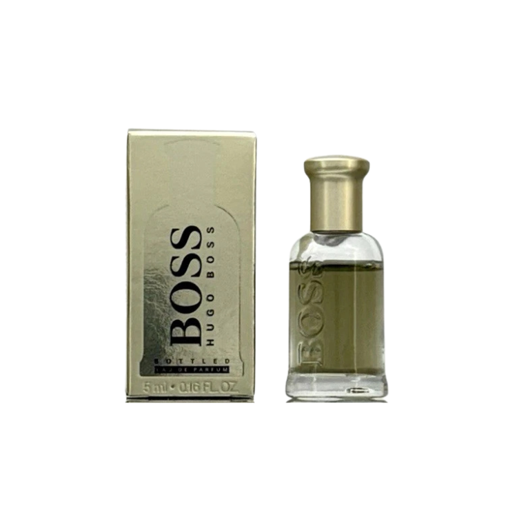 Hugo Boss Bottled miniature 5ml EDP perfume original Qatar Luca Perfumes
