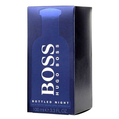 Hugo Boss Bottled Night 100ml EDT perfume with warm woody aromatic scent, original fragrance in Qatar
