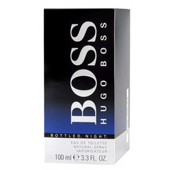 Hugo Boss Bottled Night 100ml EDT perfume with warm woody aromatic scent, original fragrance in Qatar
