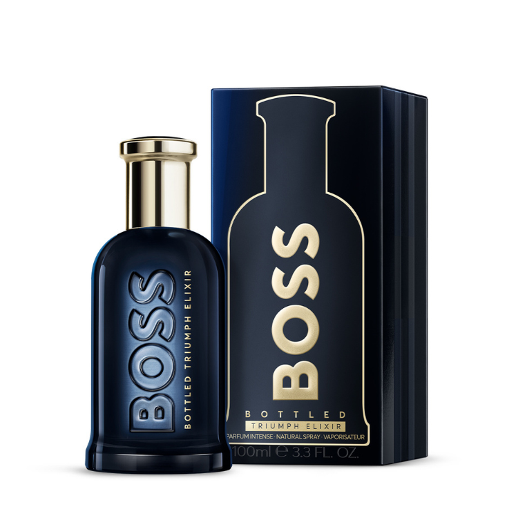 Hugo Boss Bottled Triumph Elixir Parfum Intense for Men available at Luca Perfumes Qatar – bold luxury men’s designer fragrance perfume in Qatar
