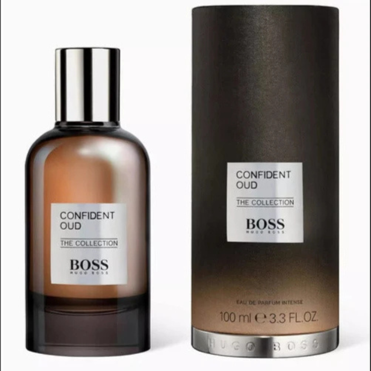 Hugo Boss Confident Oud Eau de Parfum 100ML available at Luca Perfumes Qatar – luxury oud designer fragrance perfume in Qatar
