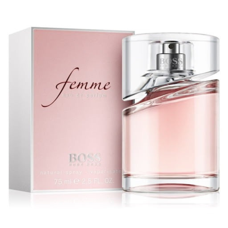 Hugo Boss Femme EDP 75ML for Women available at Luca Perfumes Qatar – authentic Hugo Boss perfume in Doha with fast delivery across Qatar
