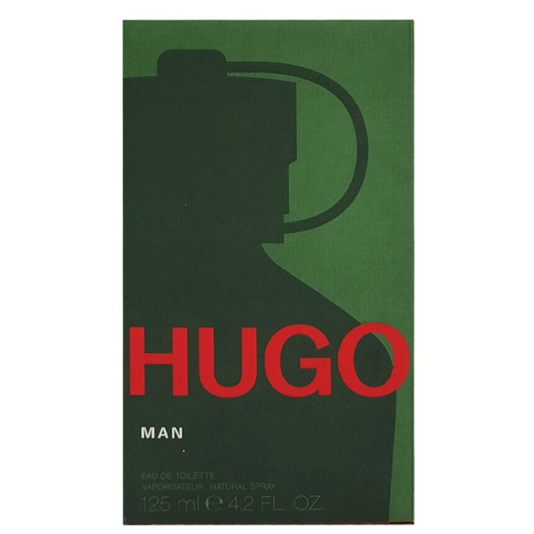 Hugo Boss Hugo Man 125ml EDT perfume with fresh green aromatic scent, original fragrance in Qatar

