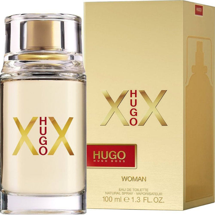 Hugo Boss XX Woman 100ml EDT perfume with sweet fruity floral scent, original fragrance in Qatar
