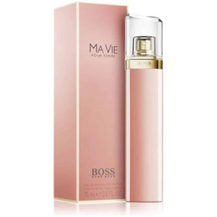 Hugo Boss Ma Vie Pour Femme 75ml EDP perfume with fresh floral cactus blossom scent, original fragrance in Qatar
