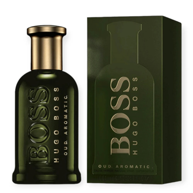 Hugo Boss Oud Aromatic EDP 100ML available at Luca Perfumes Qatar – luxury oud designer fragrance perfume in Qatar
