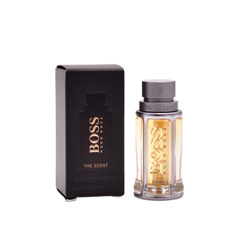 Hugo Boss The Scent miniature 5ml EDP perfume original Qatar Luca Perfumes
