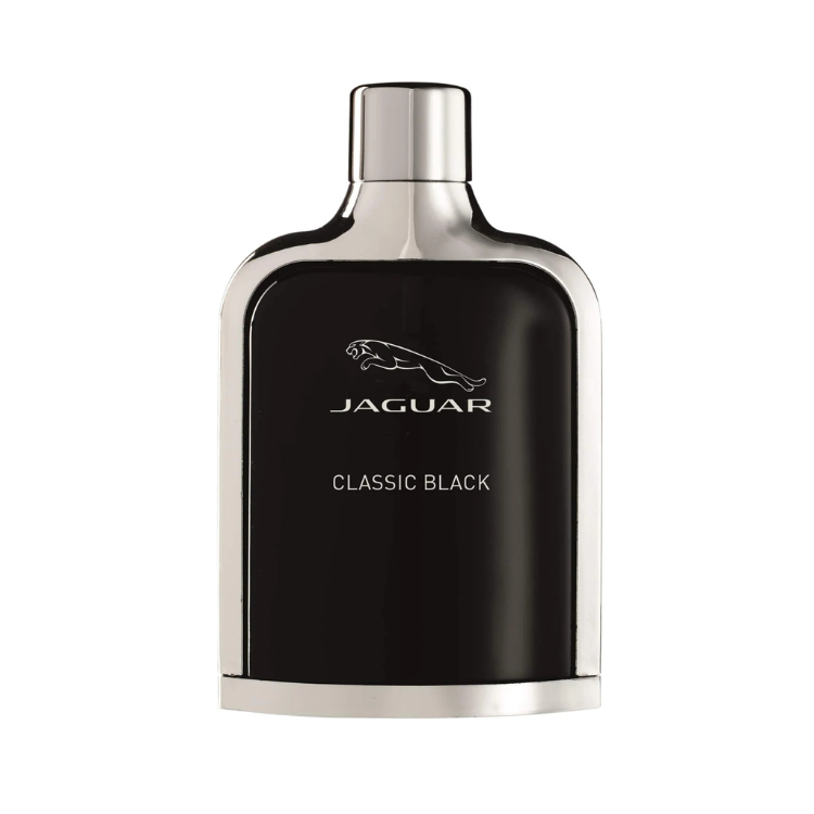 Jaguar Classic Black 100 ML EDT original men’s perfume available at Luca Perfumes Qatar – fresh woody aromatic fragrance with citrus and spicy notes in Doha Qatar