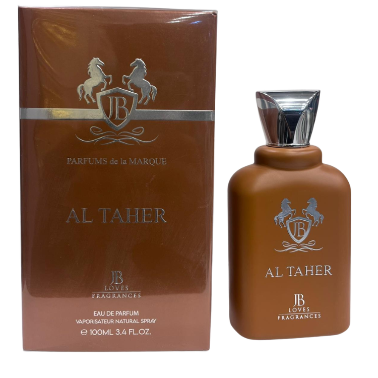 JB Loves Fragrances Al Taher 100 ML EDP at Luca Perfumes Qatar, original unisex Eau de Parfum with fresh green notes available in Doha, Qatar with fast delivery.