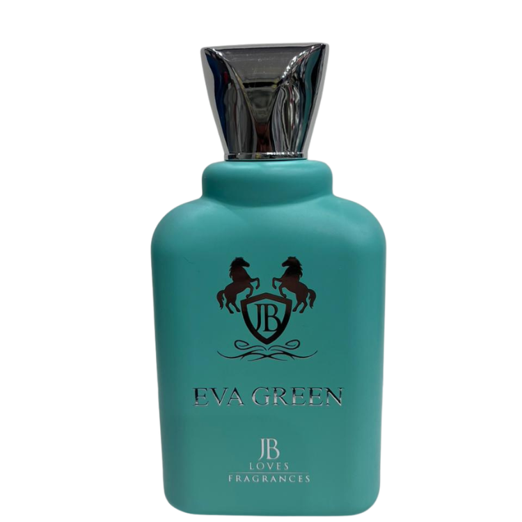 JB Loves Fragrances Eva Green 100 ML EDP at Luca Perfumes Qatar, elegant women’s perfume with floral and fruity notes available in Doha, Qatar with fast delivery.
