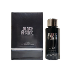 Jean Paris Black Afgano Eau de Parfum 80ML EDP – deep woody unisex fragrance available at Luca Perfumes Qatar.
