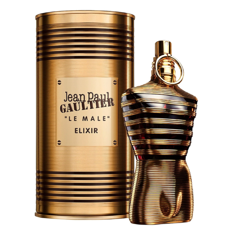 Buy Jean Paul Gaultier Le Mâle Elixir Parfum 125ml 125ML Parfum in Qatar, intense men perfume, long lasting scent, best price Doha.
