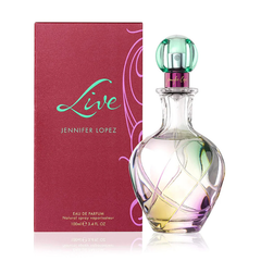 Jennifer Lopez Live 100 ML EDP original women’s perfume available at Luca Perfumes Qatar – fresh floral fruity fragrance in Doha Qatar