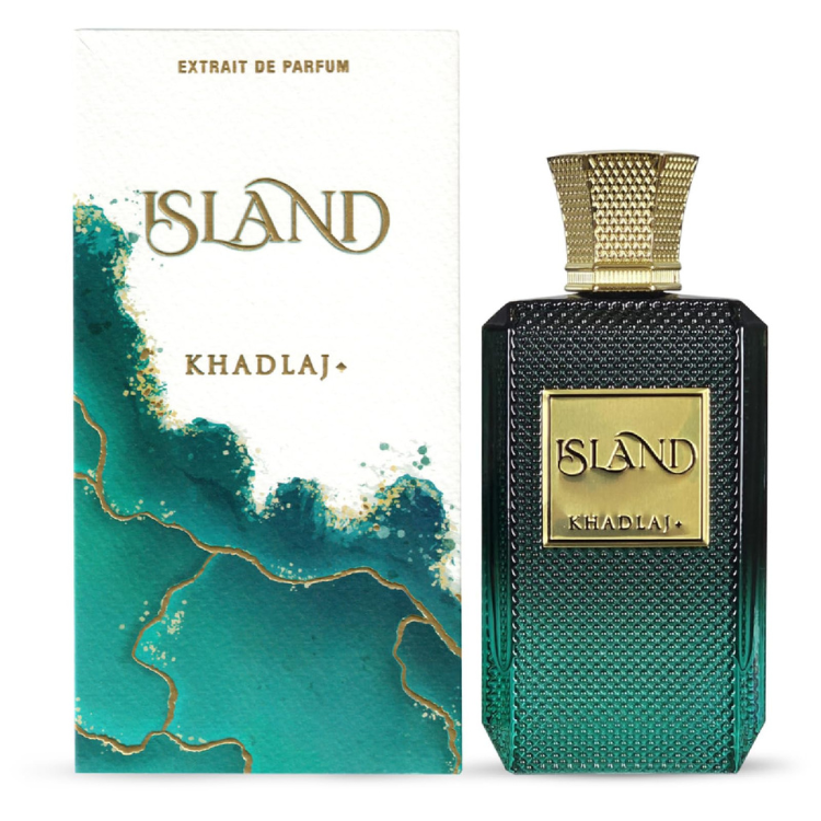 Khadlaj Island Extrait De Parfum 100ML available at Luca Perfumes Qatar – luxury branded fragrance perfume in Qatar
