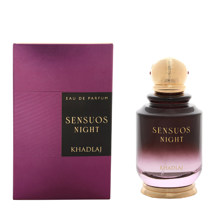 Khadlaj Sensuos Night EDP 100ML available at Luca Perfumes Qatar – rich, elegant fragrance perfume in Qatar
