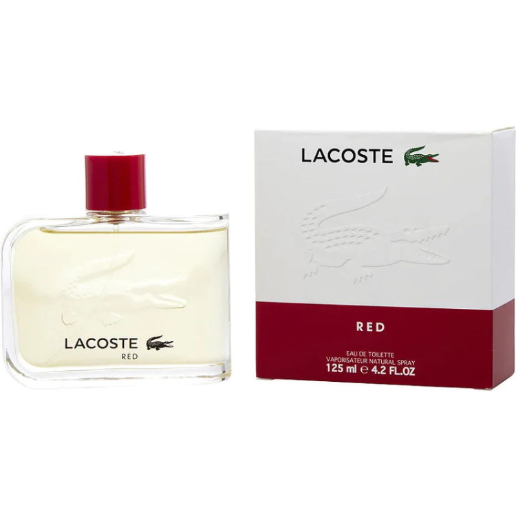 Lacoste Red 125ml EDT original men’s perfume available at Luca Perfumes Qatar in Doha Qatar