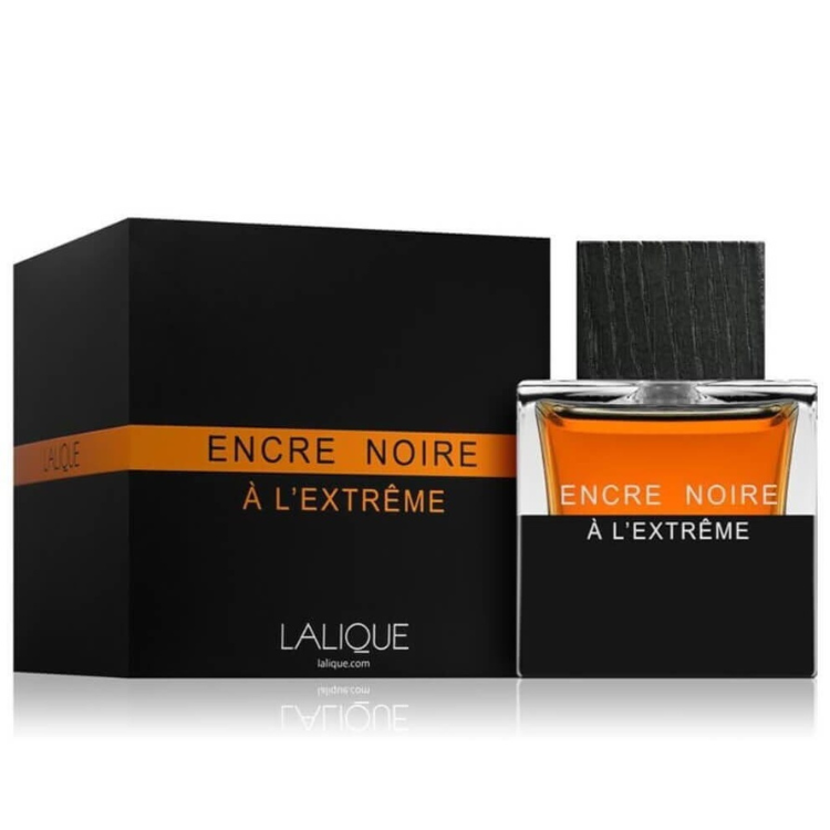 Lalique Encre Noire A L’Extrême 100 ML EDP original men’s perfume available at Luca Perfumes Qatar – bold intense woody aromatic fragrance in Doha Qatar
