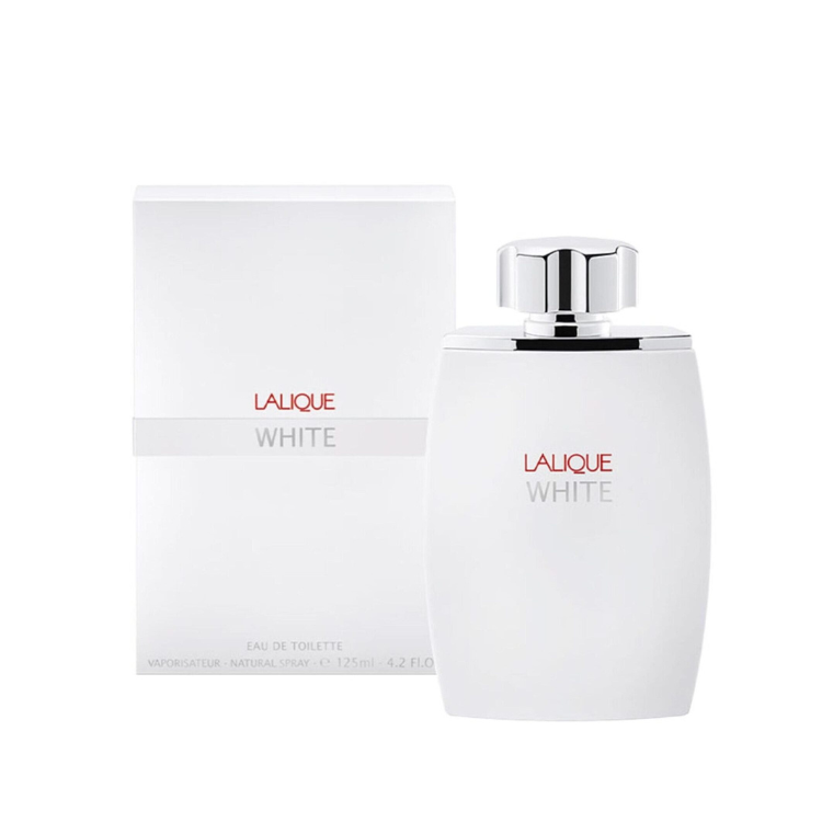Lalique White 125 ML EDT original men’s perfume available at Luca Perfumes Qatar – fresh clean aromatic fragrance in Doha Qatar
