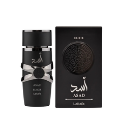 Lattafa Asad Elixir EDP 100ML available at Luca Perfumes Qatar – luxury men’s fragrance perfume in Qatar
