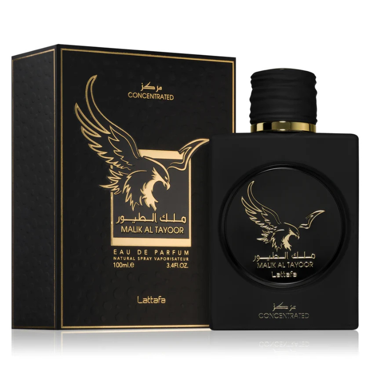 Lattafa Malik Al Tayoor 100ML EDP bold oriental woody fragrance for men available at Luca Perfumes Qatar with fast delivery across Doha
