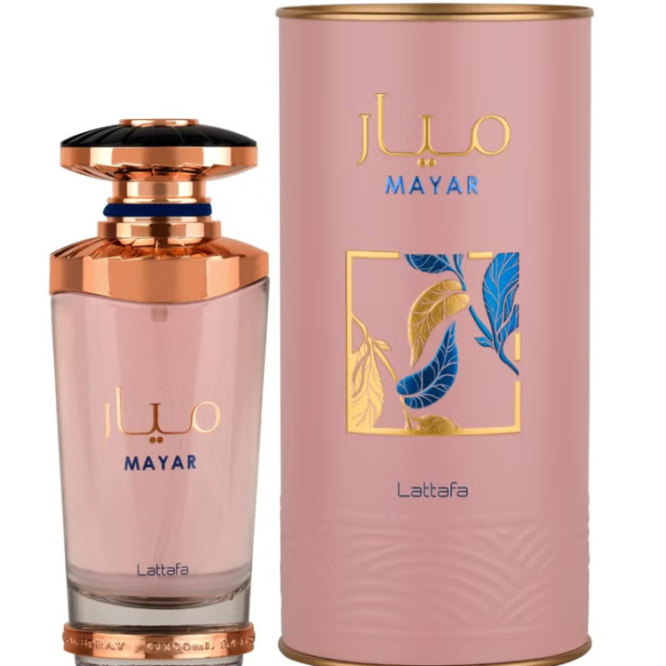 Lattafa Mayar Pink 100ML EDP sweet floral fruity fragrance for women available at Luca Perfumes Qatar with fast delivery in Doha
