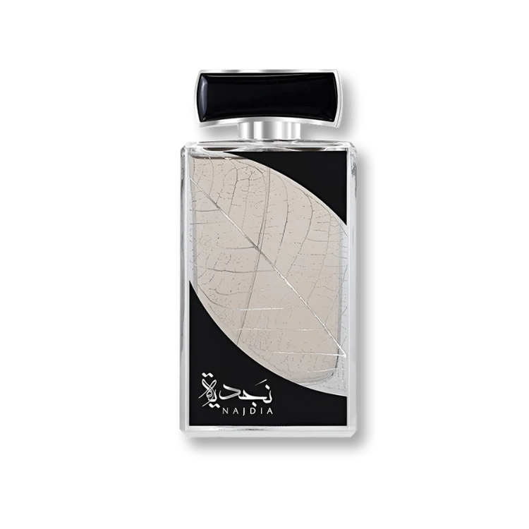 Lattafa Najdia 100ML EDP elegant floral oriental fragrance for women available at Luca Perfumes Qatar with fast delivery across Doha
