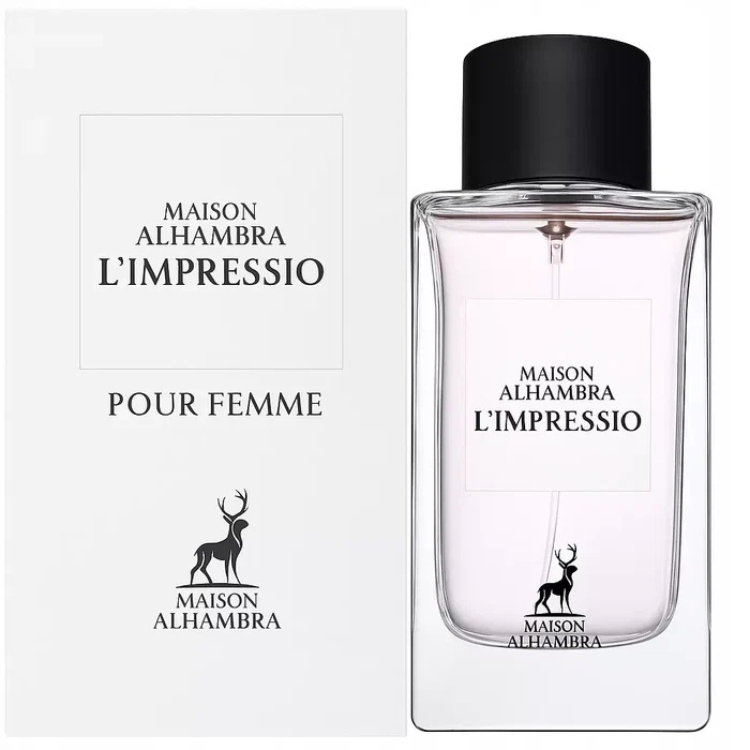 Maison Alhambra L’Impressio Pour Femme EDP 100ML available at Luca Perfumes Qatar – elegant women’s fragrance perfume in Qatar

